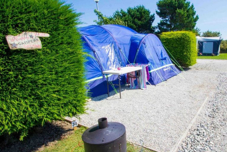Can i pitch a tent on a gravel pitch? The Laurels Holiday Park and